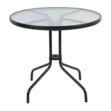Mesa de exterior negra