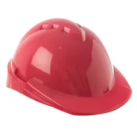 Casco de Seguridad con Arnes rojo