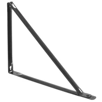 Soporte con travesaño negro 25 x 35 cm