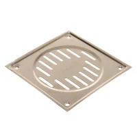 Porta rejilla 12 x 12 cm con rejilla de acero inoxidable