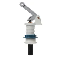 Botón de plástico blanco para tapa externa