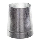 Reducción cónica de chapa galvanizada 100 mm x 150 mm