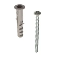 Tarugo con tope + tornillo n10 por 5 u