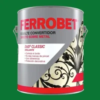Esmalte convertidor Ferrobet Duo Classic verde inglés brillante 1 L