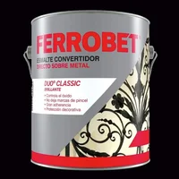 Esmalte convertidor Ferrobet Duo Classic verde inglés satinado 0.5 L