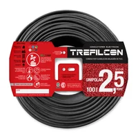 Cable unipolar 2.5 mm2 negro por metro