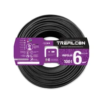Cable unipolar 6 mm2 negro por metro