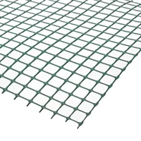 Cerco de plástico 10 x 10 cm de 100 cm verde