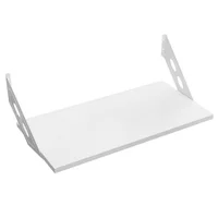 Estante de melamina con ménsulas blanco 60 x 30 cm