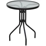 Mesa de exterior negra