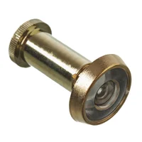 Mirilla de puerta 180º dorada