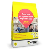 Pastina para juntas Prestige interior exterior plata 5 kg
