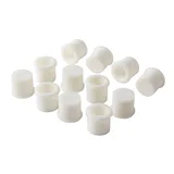 Soporte estante tubo blanco por 12 u