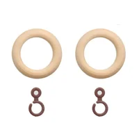Argollas 22 mm x 10 u natural