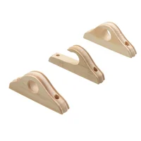 Soporte común de madera natural 22 mm x 3 u