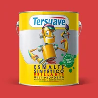Esmalte sintético bermellón brillante lavable 4 L