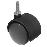 Rueda para mueble 40 mm a rosca 1/4"