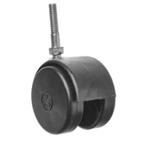 Rueda para mueble 50 mm a rosca 1/4"