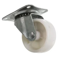 Rueda PP 50 mm base giratoria blanco