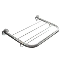 Toallero de pared cromado