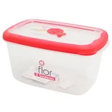 Contenedor hermético rectangular lila 2.3 L