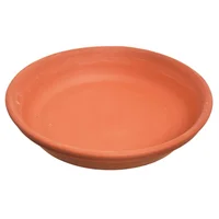 Plato para macetas de plástico naranja