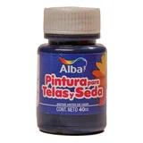 Pintura para tela y seda azul marino 40 ml
