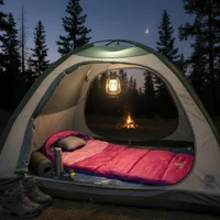 Bolsa de dormir rosa infantil