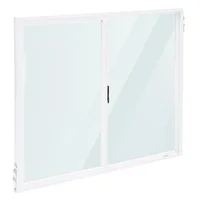 Ventana corrediza PVC vidrio simple 100 x 90 x 3.5 cm