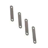 Placa 10 x 60 mm inoxidable 4 uds.