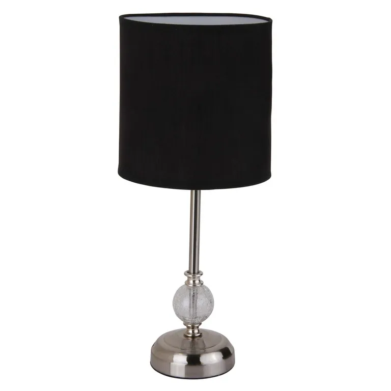 Lámpara de mesa Firenze negra 1 luz E27