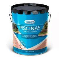 Pintura para piletas base solvente caucho acrílico azul 20 L