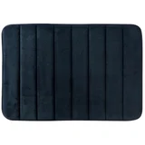 Alfombra de baño rayas y piedras 40 x 60 cm negro