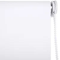 Cortina enrollable black out blanca 120 x 165 cm