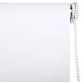 Cortina enrollable black out blanca 150 x 250 cm