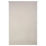 Cortina enrollable black out texturada beige 165 x 80 cm