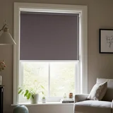 Cortina enrollable black out café 160 x 165 cm