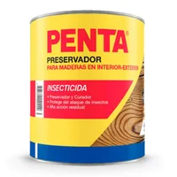 Insecticida preservador para maderas interior y exterior penta 1 L