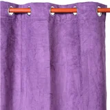 Cortina de tela black out violeta 140 x 220 cm