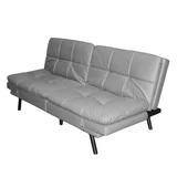 Futón Memory Foam gris