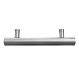 Barral simple de acero inoxidable 300 mm plateado