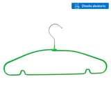 Pack de 5 perchas metálica y PVC