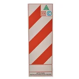Cartel chapa baliza 29 x 88 cm