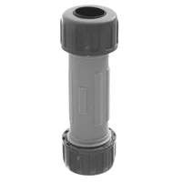 Acople profesional largo con traba mecánica 1/2"