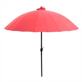 Sombrilla de playa metal rojo 2,7 m