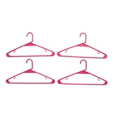 Pack de 4 perchas Color Madreselva rosa