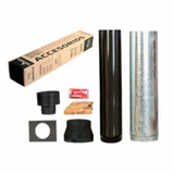 Kit para estufas a leña 4" enlozado