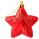 Set de 8 adornos navideños Estrellas 8 cm