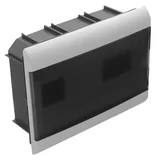 Caja para térmicas embutir 12 polos puerta Fume