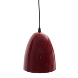 Lámpara de techo colgante roja 1 luz E27